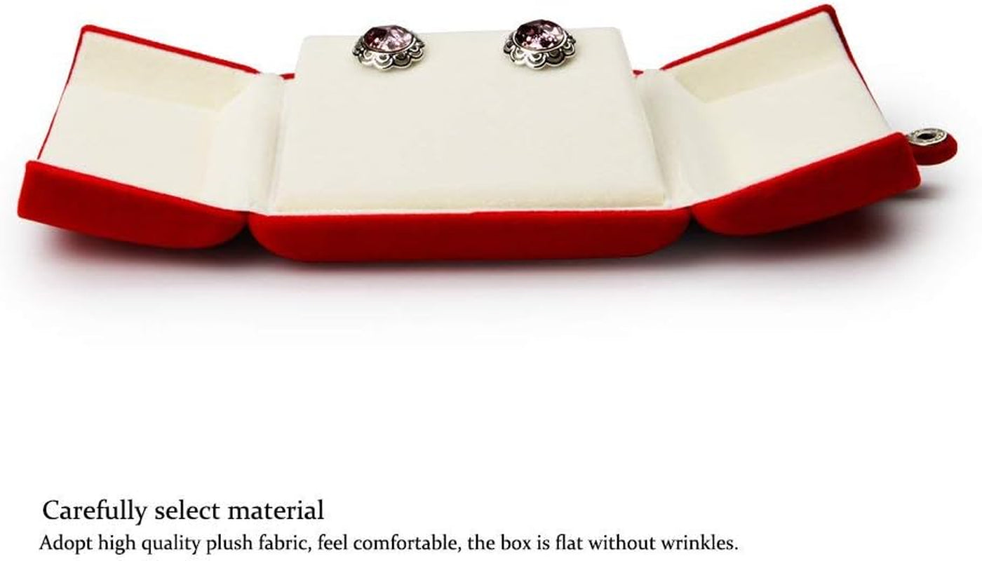 Multifunctional Jewelry Box Velvet Pendant Necklace Gift Box Storage Case