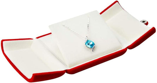 Multifunctional Jewelry Box Velvet Pendant Necklace Gift Box Storage Case